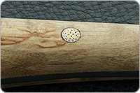 Нож Пчак-Н накладки карельская береза, elmax, цельнометаллический : фото 8