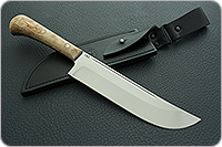 Нож Пчак-Н накладки карельская береза, elmax, цельнометаллический : фото 10