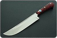 Нож Пчак-Н накладки стабилизированная карельская береза, cpr, цельнометаллический : фото 2