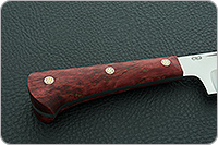 Нож Пчак-Н накладки стабилизированная карельская береза, cpr, цельнометаллический : фото 5