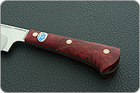 Нож Пчак-Н накладки стабилизированная карельская береза, cpr, цельнометаллический : фото 6