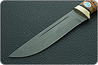 Нож Бекас береста, 100х13м, латунь : фото 3