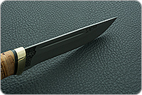 Нож Бекас береста, 100х13м, латунь : фото 9