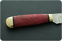 Набор Кухонный-3 без подставки стабилизированная карельская береза, 100х13м, латунь : фото 6