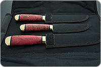 Набор Кухонный-3 без подставки стабилизированная карельская береза, 100х13м, латунь : фото 14