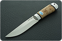 Нож Шашлычный малый карельская береза, эп-766, алюминий : фото 2