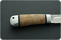 Нож Шашлычный малый карельская береза, эп-766, алюминий : фото 5