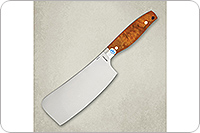 Топор Секач из набора Таймень  накладки стабилизированная карельская береза, 95х18, алюминий : фото 2