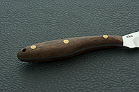 Нож Канадский малый (траппер) накладки орех, 95х18, цельнометаллический : фото 5