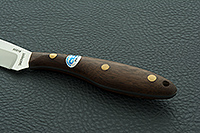 Нож Канадский малый (траппер) накладки орех, 95х18, цельнометаллический : фото 6