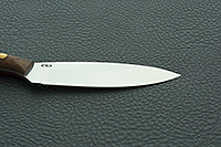 Нож Канадский малый (траппер) накладки орех, 95х18, цельнометаллический : фото 7