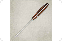 Нож Канадский средний (траппер) накладки орех, 95х18, цельнометаллический : фото 3