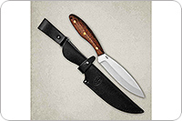 Нож Канадский средний (траппер) накладки орех, 95х18, цельнометаллический : фото 4