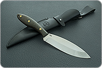 Нож Канадский средний (траппер) накладки текстолит
, 95х18, цельнометаллический : фото 10