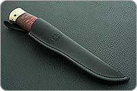 Нож Следопыт стабилизированная карельская береза, 100х13м, латунь : фото 10