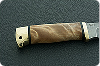 Нож Полярный кап березовый, zdi-1016, латунь : фото 5