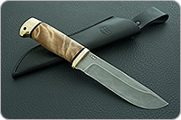 Нож Полярный кап березовый, zdi-1016, латунь : фото 9