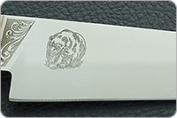 Нож Барибал граб - черное дерево, эп-766, латунь : фото 8