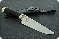 Нож Барибал граб - черное дерево, эп-766, латунь : фото 10