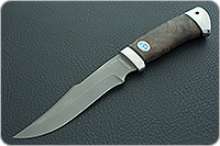 Нож Хазар стабилизированная карельская береза, cpr, алюминий : фото 2