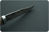 Нож Хазар стабилизированная карельская береза, cpr, алюминий : фото 9