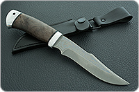 Нож Хазар стабилизированная карельская береза, cpr, алюминий : фото 10