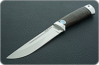 Нож Бекас стабилизированная карельская береза, 100х13м, алюминий : фото 2