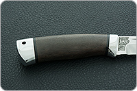 Нож Бекас стабилизированная карельская береза, 100х13м, алюминий : фото 5