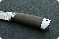 Нож Бекас стабилизированная карельская береза, 100х13м, алюминий : фото 6