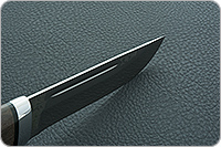 Нож Бекас стабилизированная карельская береза, 100х13м, алюминий : фото 7