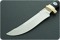 Нож Росомаха граб - черное дерево, эп-766, латунь : фото 3