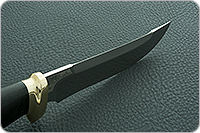 Нож Росомаха граб - черное дерево, эп-766, латунь : фото 8