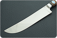 Нож Пчак стабилизированная карельская береза, elmax, алюминий : фото 3