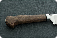 Нож Пчак стабилизированная карельская береза, elmax, алюминий : фото 5