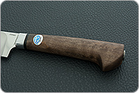 Нож Пчак стабилизированная карельская береза, elmax, алюминий : фото 6