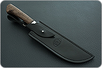 Нож Пчак стабилизированная карельская береза, elmax, алюминий : фото 10