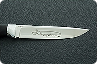 Нож Александр граб - черное дерево, elmax, алюминий : фото 7