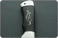 Нож Александр граб - черное дерево, elmax, алюминий : фото 9