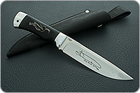 Нож Александр граб - черное дерево, elmax, алюминий : фото 11