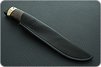 Нож Селигер стабилизированная карельская береза, elmax, латунь : фото 11