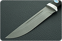 Нож Бекас граб - черное дерево, 95х18, алюминий : фото 3