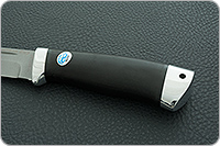 Нож Бекас граб - черное дерево, 95х18, алюминий : фото 6