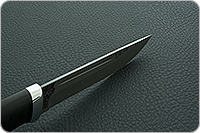 Нож Бекас граб - черное дерево, 95х18, алюминий : фото 8