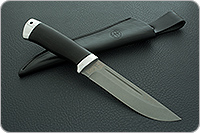 Нож Бекас граб - черное дерево, 95х18, алюминий : фото 9