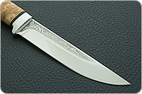 Нож Лиса карельская береза, aus-8, алюминий : фото 4