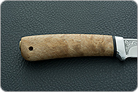 Нож Лиса карельская береза, aus-8, алюминий : фото 5