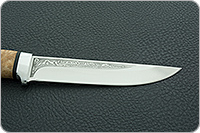 Нож Лиса карельская береза, aus-8, алюминий : фото 7