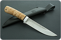 Нож Лиса карельская береза, aus-8, алюминий : фото 10