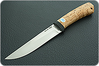 Нож Лиса карельская береза, 100х13м, текстолит : фото 2