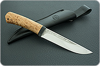 Нож Лиса карельская береза, 100х13м, текстолит : фото 10